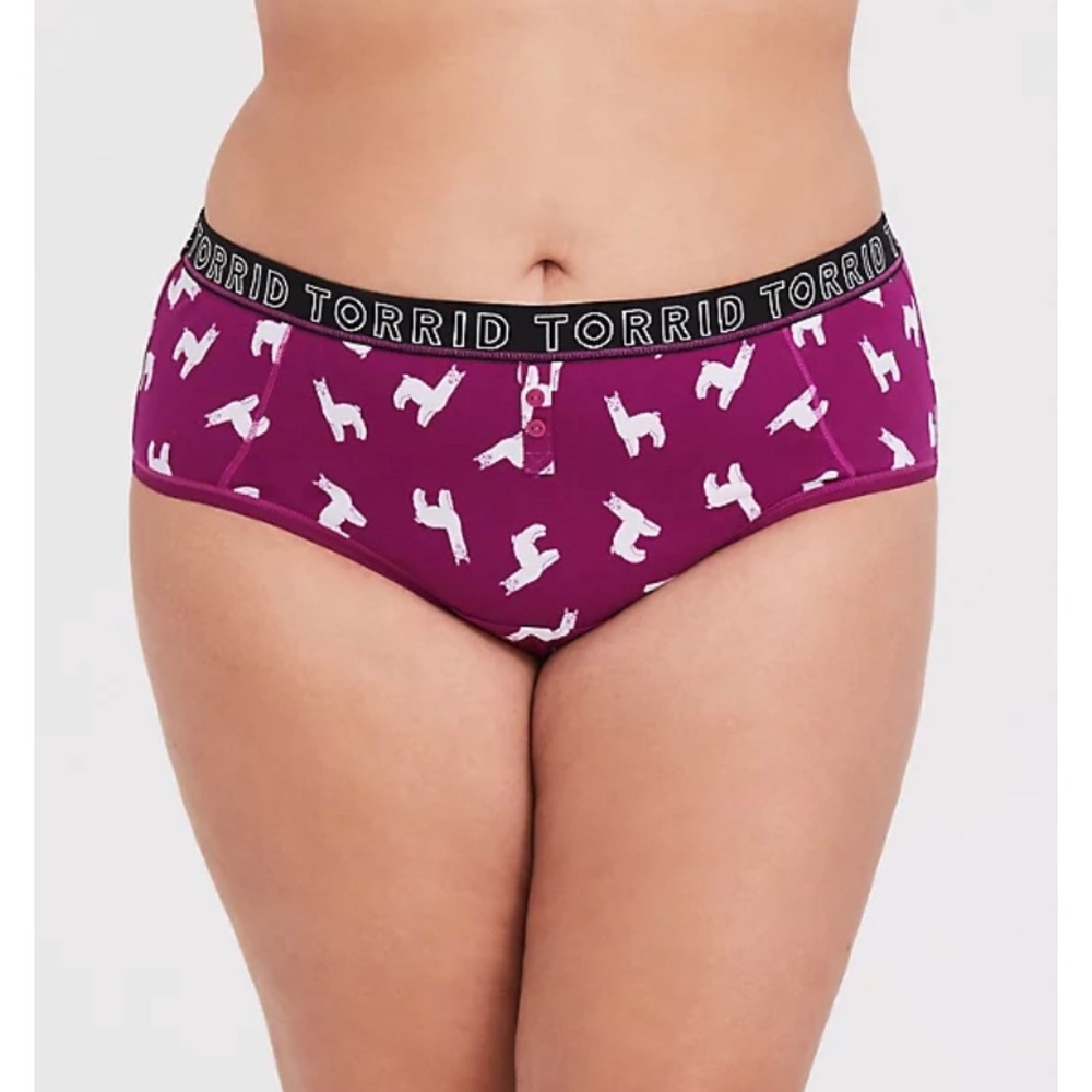 NWOT LLAMA COTTON CHEEKY PANTY
